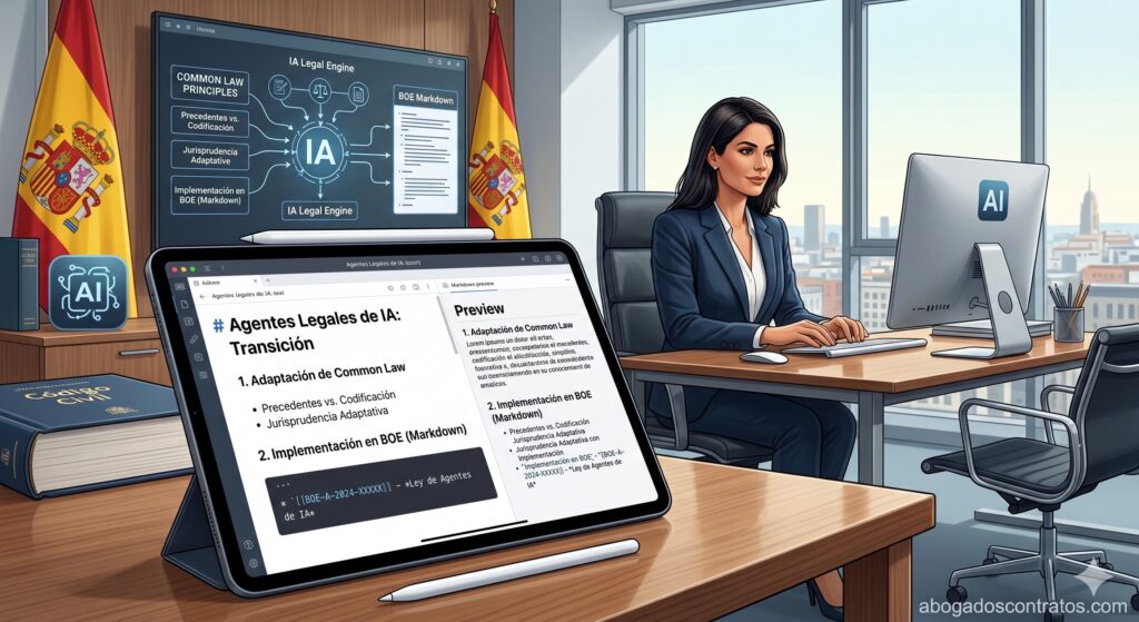 Agentes legales de IA para España: del common law al BOE en Markdown