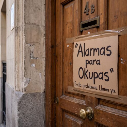 “Alarmas para okupas”: el vacío legal que deberían cerrar las empresas de seguridad